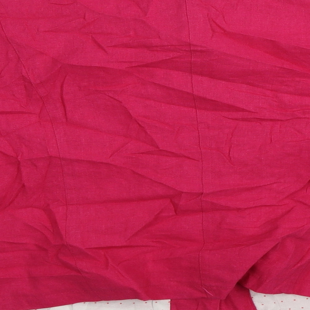 iz Womens Pink Jacket Coat Size L