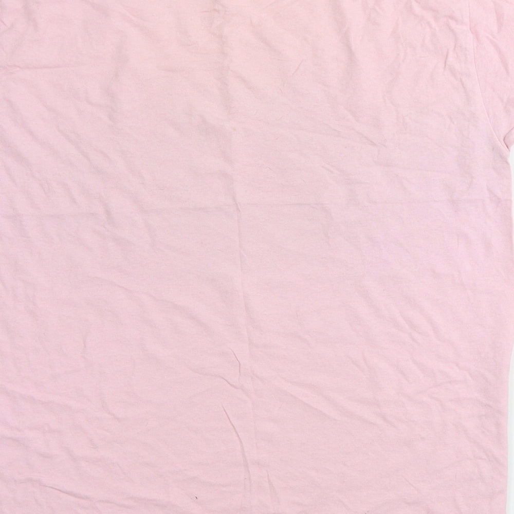 Gildan Womens Pink Basic T-Shirt Size M