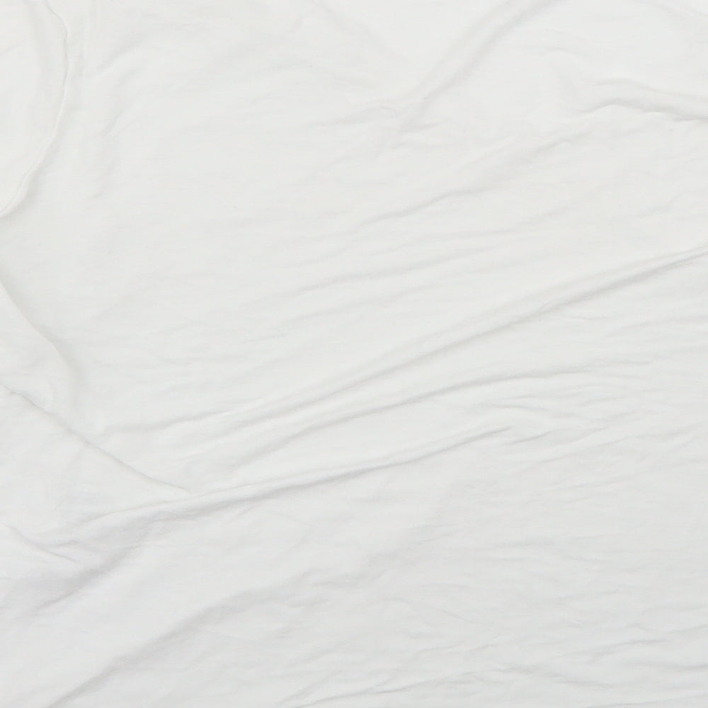 ASOS Womens White Basic T-Shirt Size 16