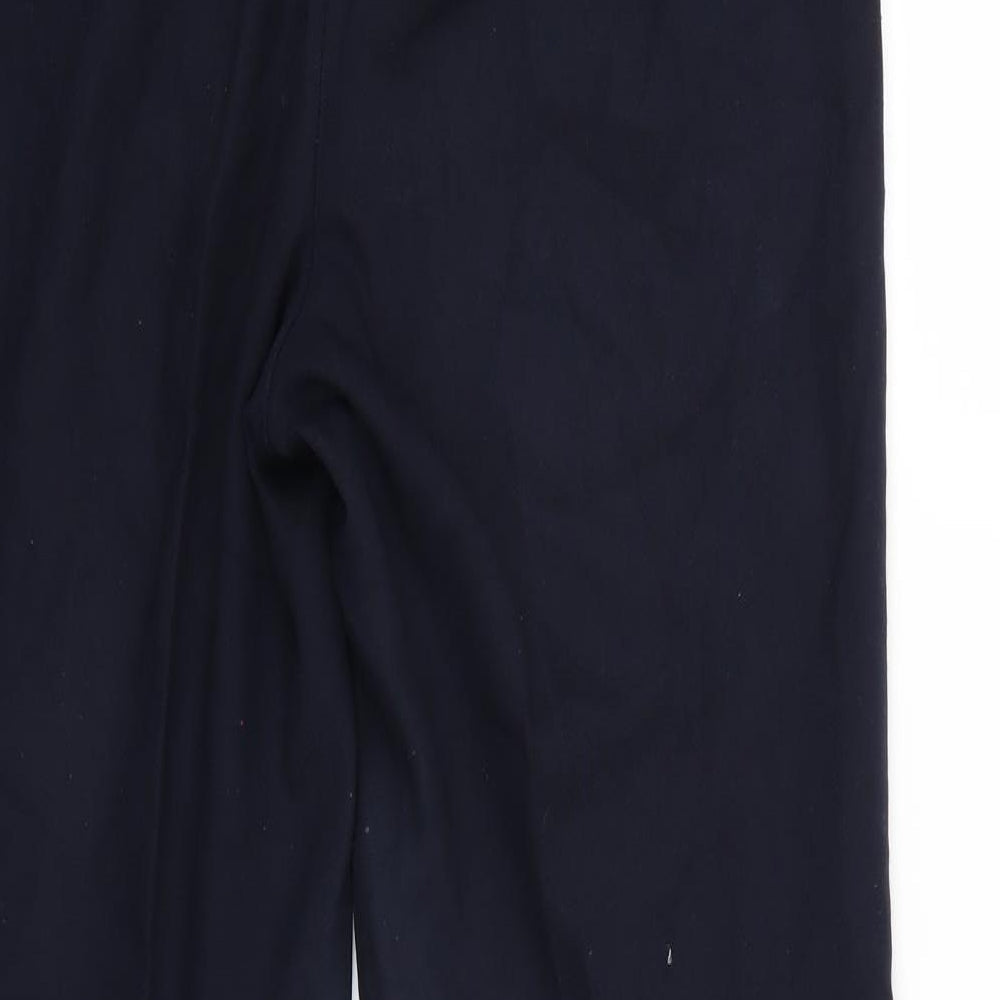 Next Womens Black Trousers Size 10 L26 in