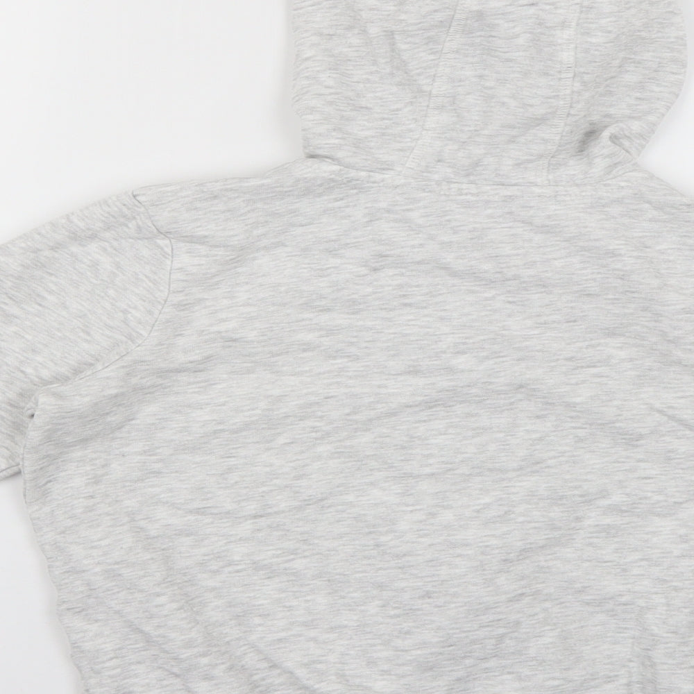 George Boys Grey Full Zip Hoodie Size 9-10 Years