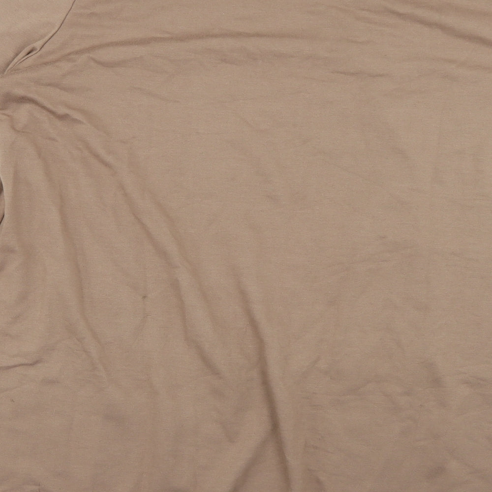 Zanzea Womens Beige Jumper Dress Size 2XL