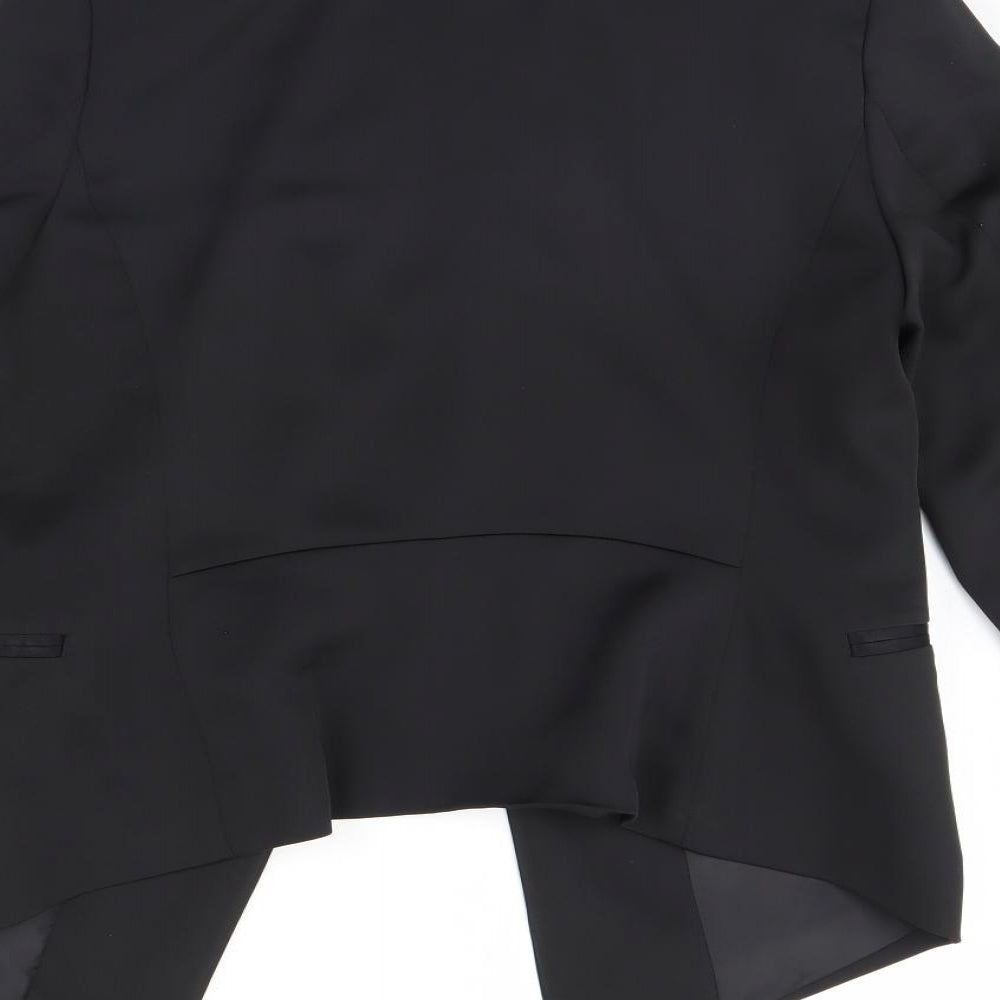 H&M Womens Black Jacket Size 10 - Shoulder Pads