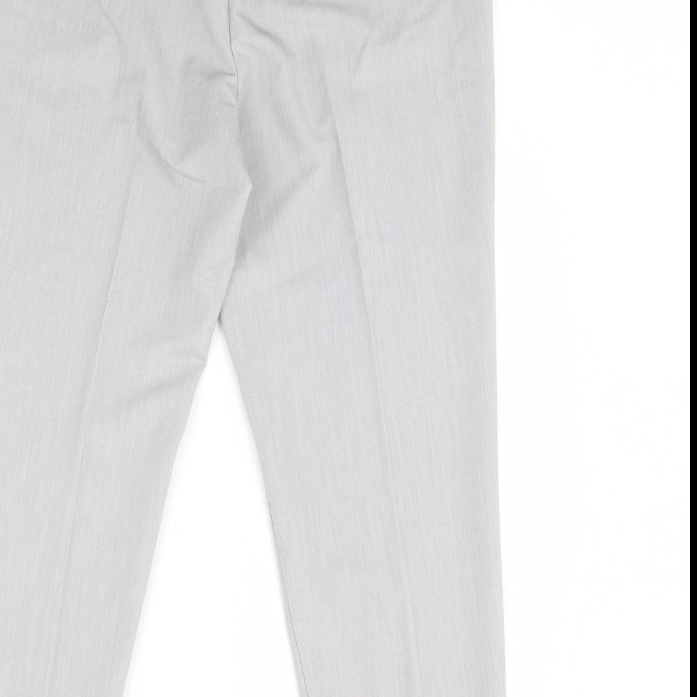 Dorothy Perkins Womens Grey Trousers Size 10 L30 in