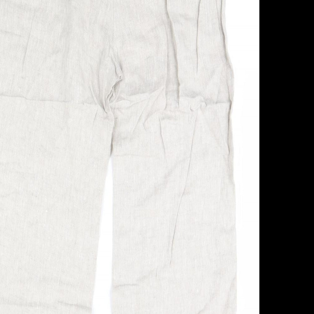Principles Womens Beige Trousers Size 14 L30 in