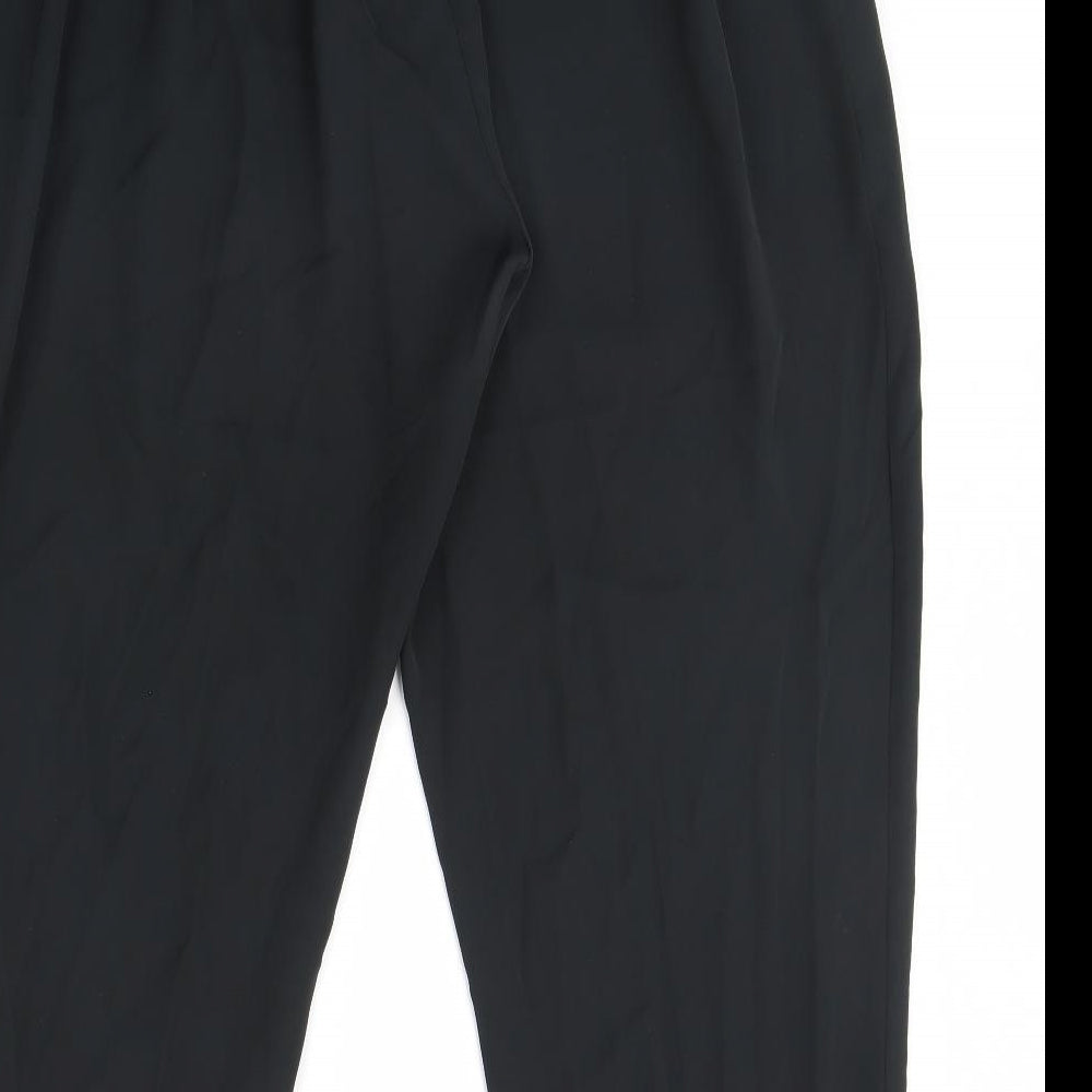 Preworn Womens Black Trousers Size 28 L31 in