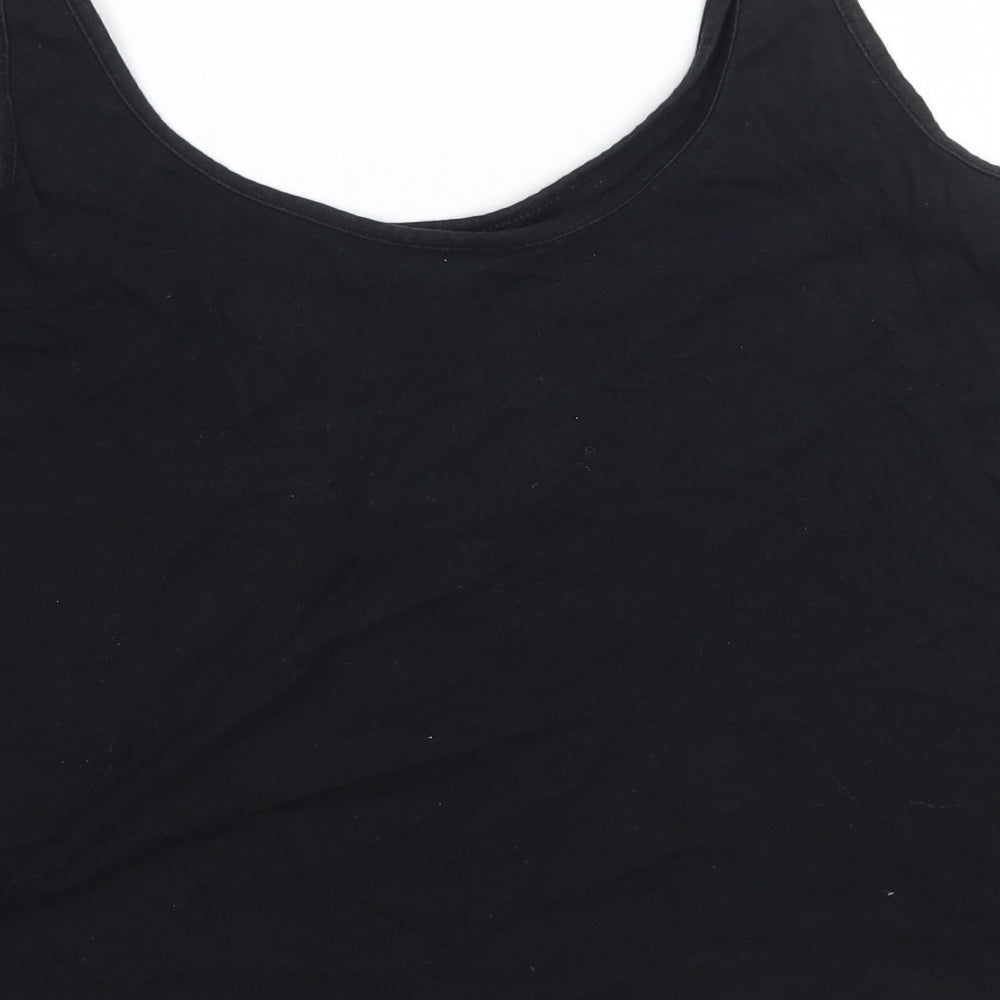ASOS Womens Black Basic Tank Size 10