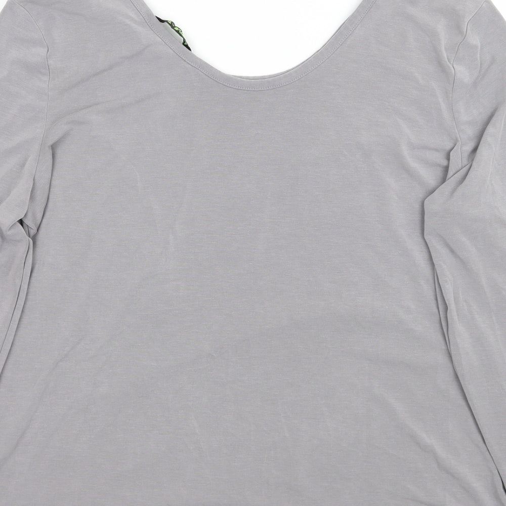 TU Womens Grey Basic T-Shirt Size 10