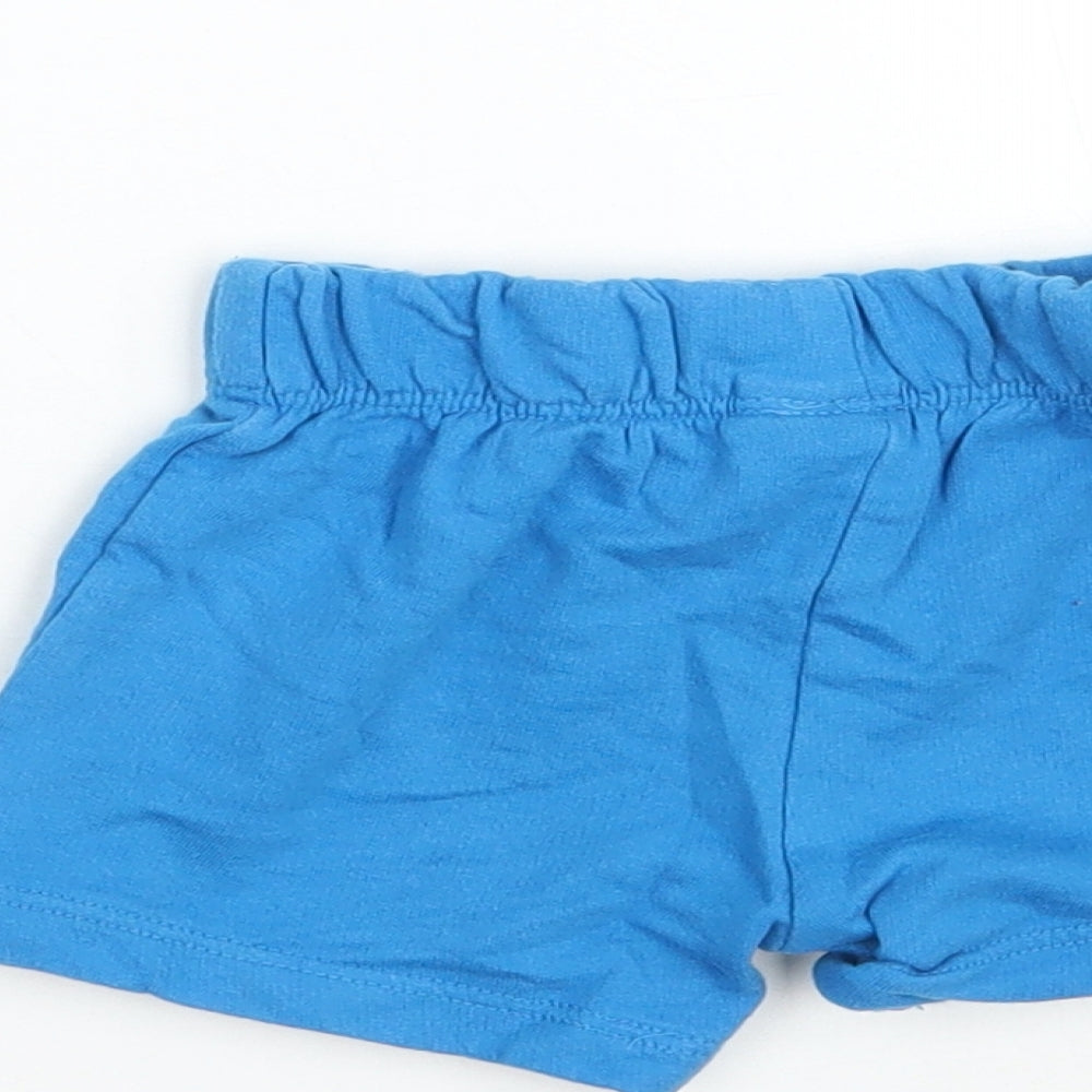 F&F Boys Blue Cropped Trousers Size 3-6 Months
