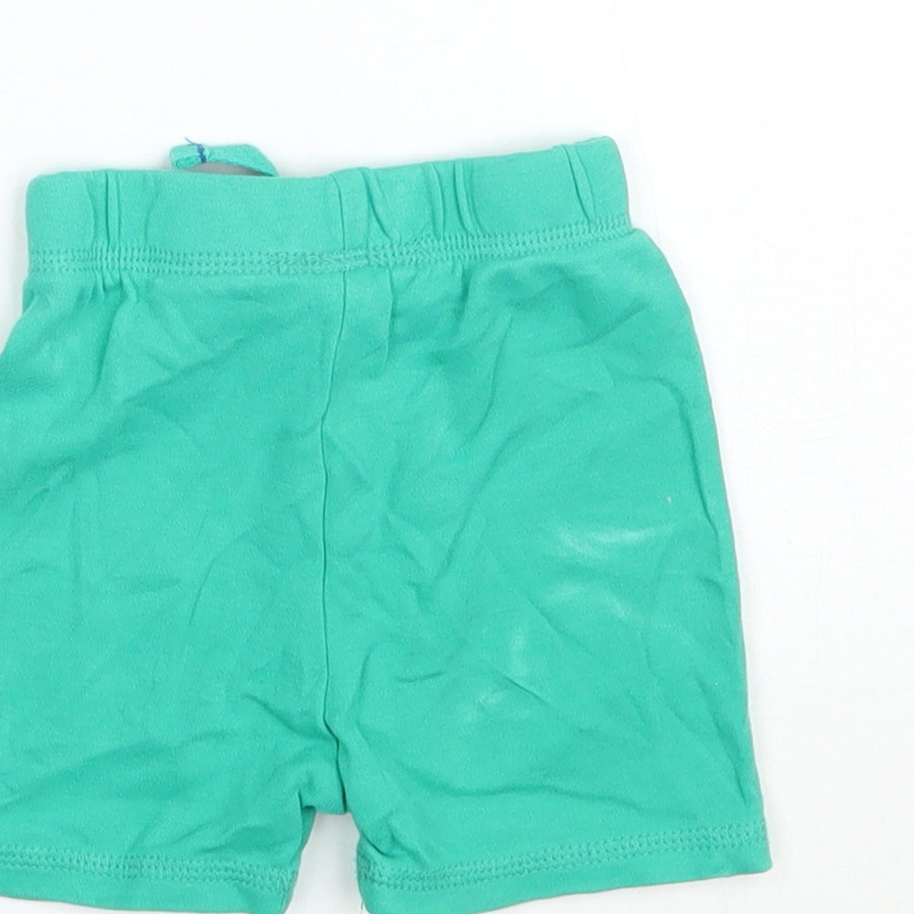 George Boys Green Cropped Trousers Size 3-6 Months