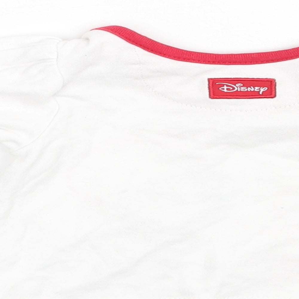 George Girls White Basic T-Shirt Size Newborn