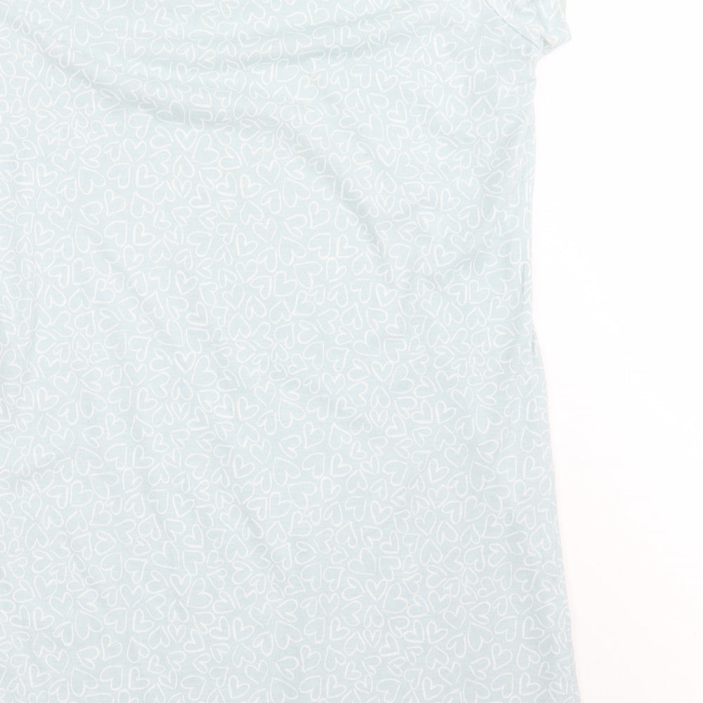 Matalan Womens Blue Geometric A-Line Size M