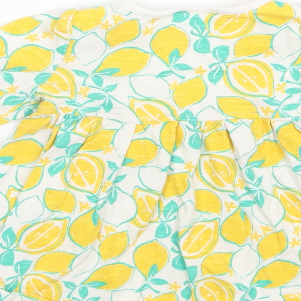 NEXT Girls White Floral Basic Blouse Size 3-6 Months
