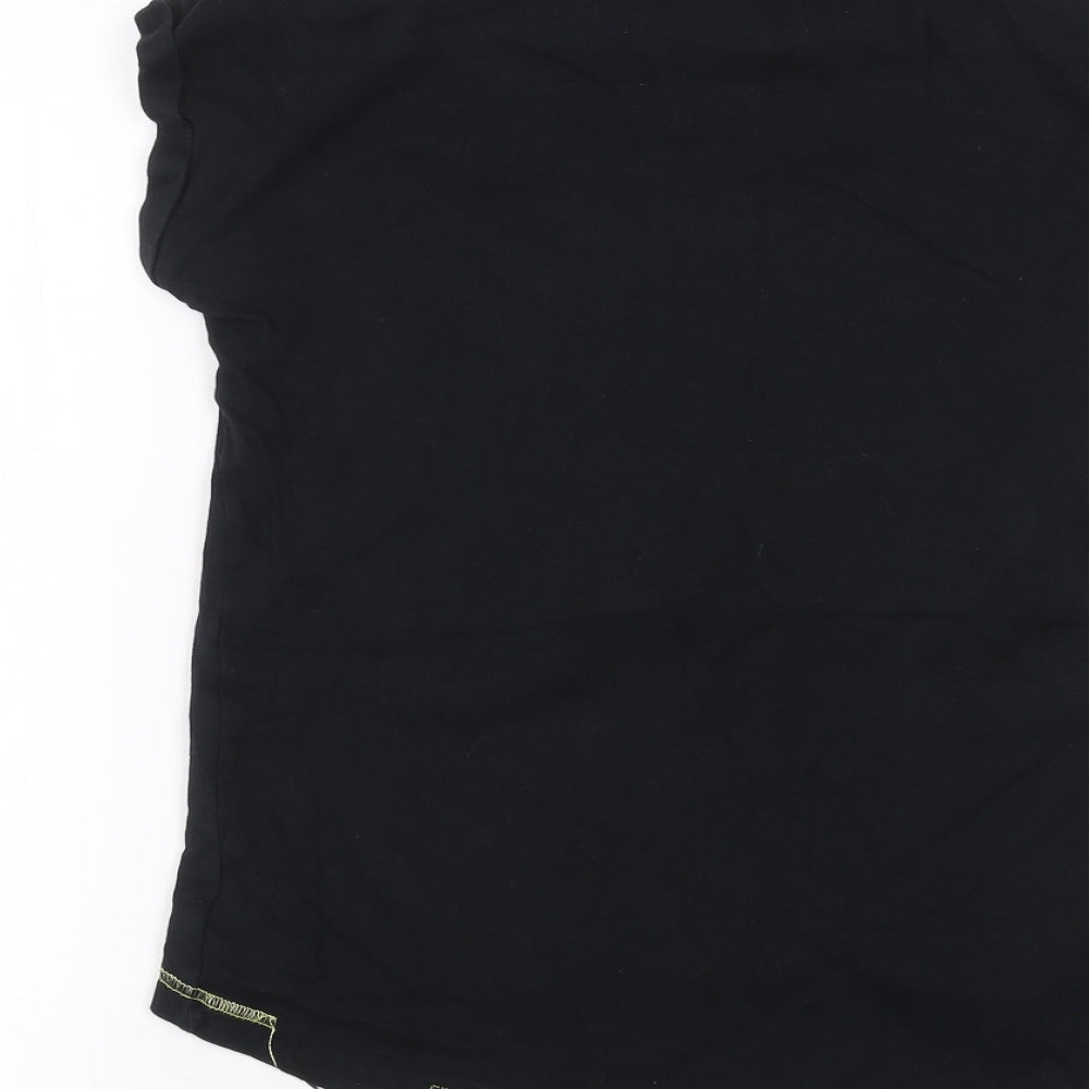 George Girls Black Basic T-Shirt Size 11-12 Years - Batman