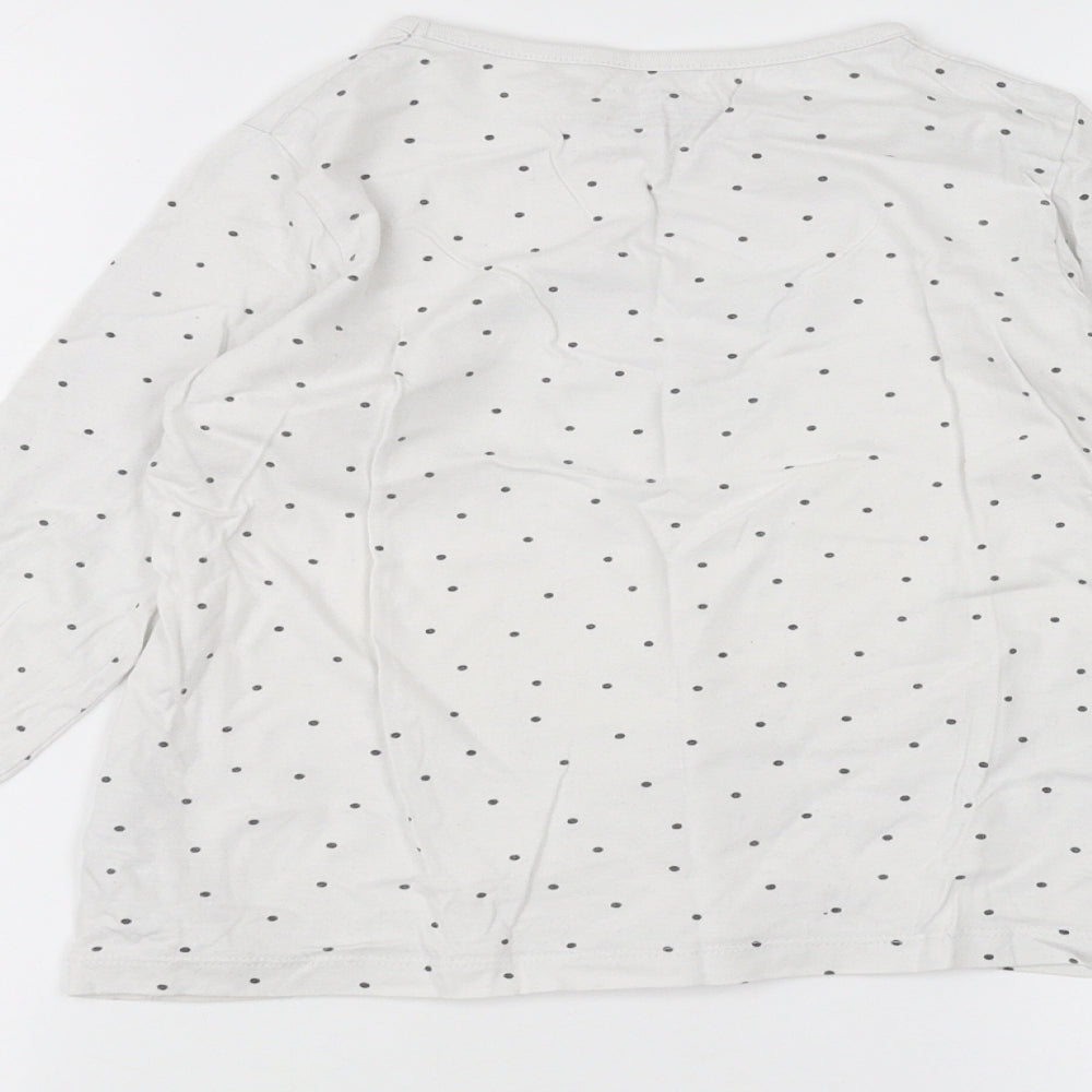 Primark Girls White Basic T-Shirt Size 7-8 Years