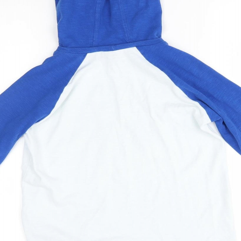 Next Boys Blue Pullover Hoodie Size 9 Years - skateboarding