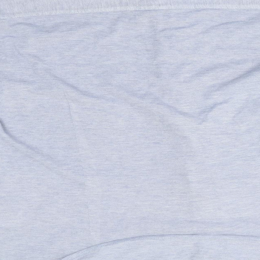 H&M Mens Blue Button-Up Size XL - muscle fit