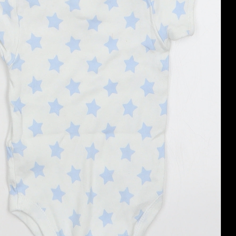 George Boys White Polka Dot Unitard One-Piece Size 6-9 Months