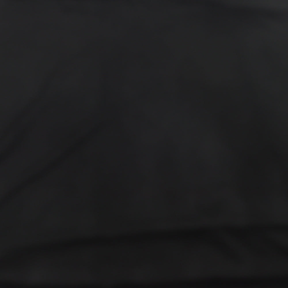 Plus Womens Black A-Line Skirt Size 38 in