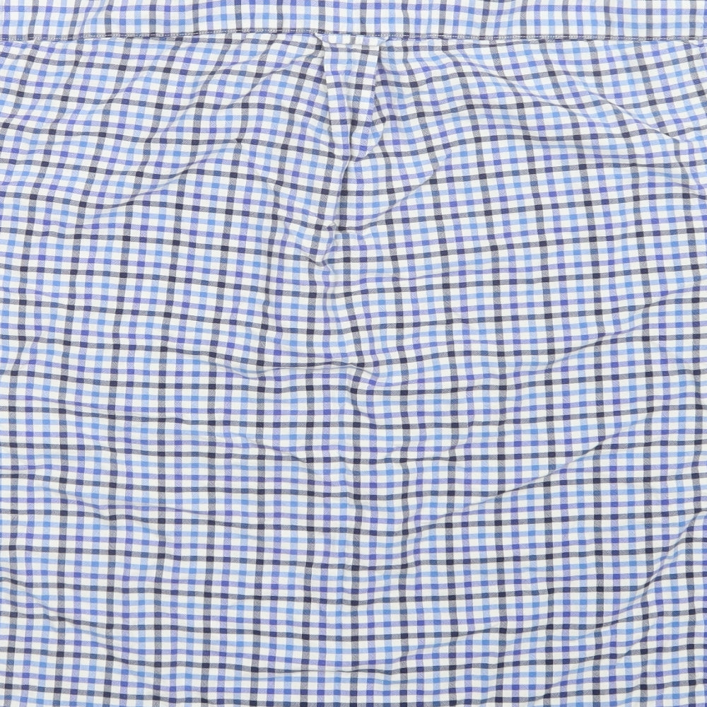 Marks & Spencer Mens Blue Button-Up Size L
