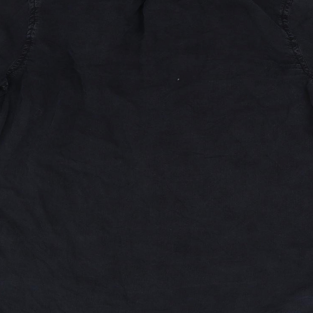 Gap Womens Black Basic Button-Up Size S