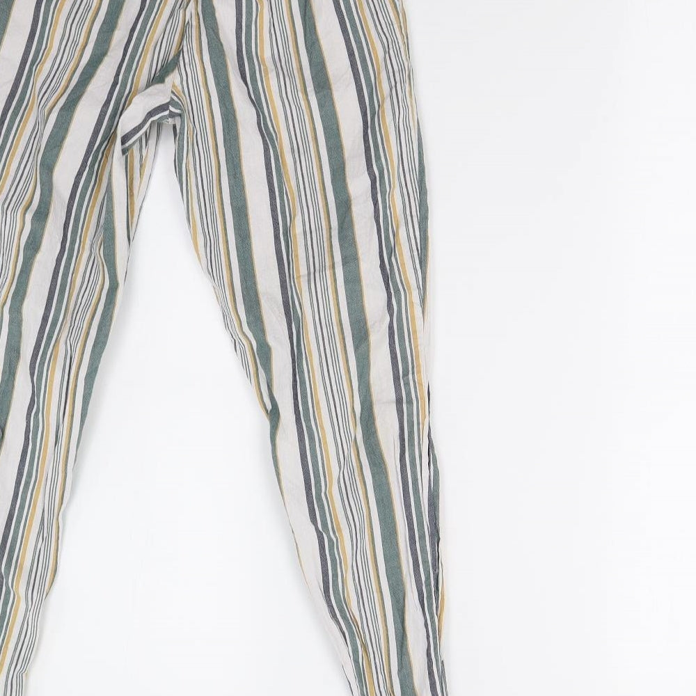 LCW Womens Multicoloured Striped Trousers Size 6 L26 in