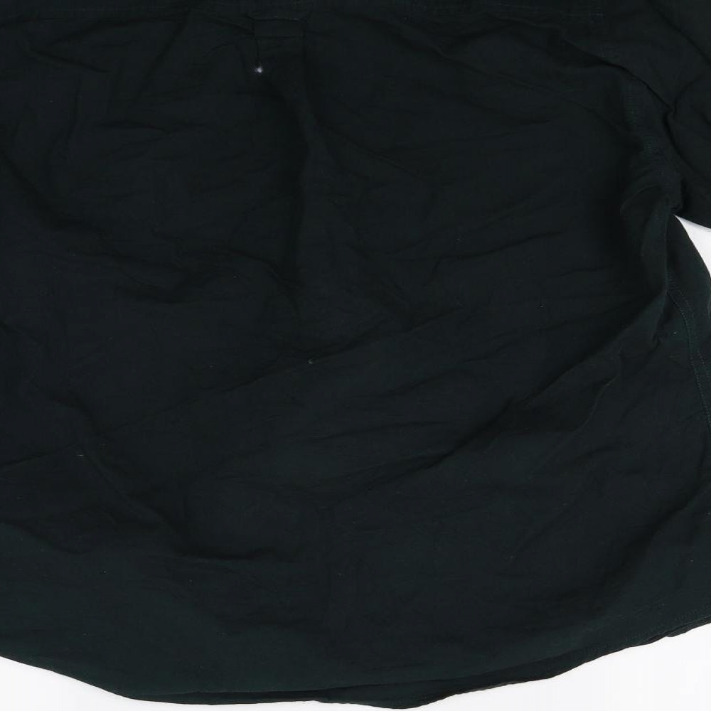 Burton Mens Green Button-Up Size M