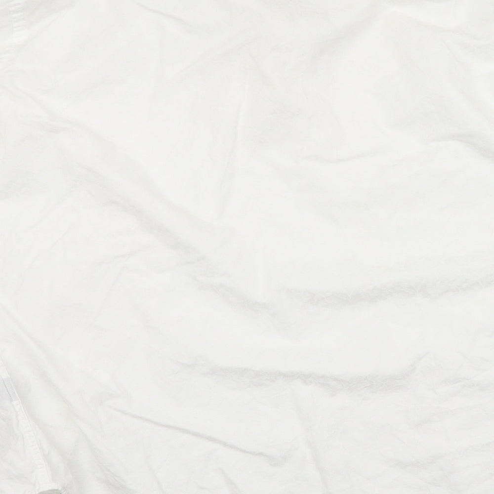 Duchamp Mens White Floral Dress Shirt
