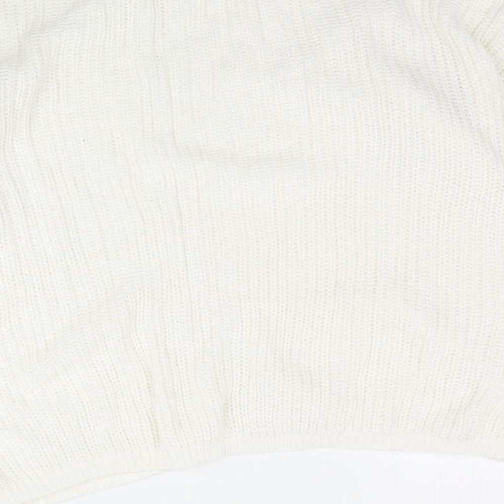 Select Womens Ivory Knit Pullover Jumper Size 18