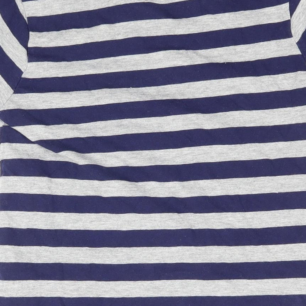 Hullabaloo Boys Multicoloured Striped Basic T-Shirt Size 7-8 Years