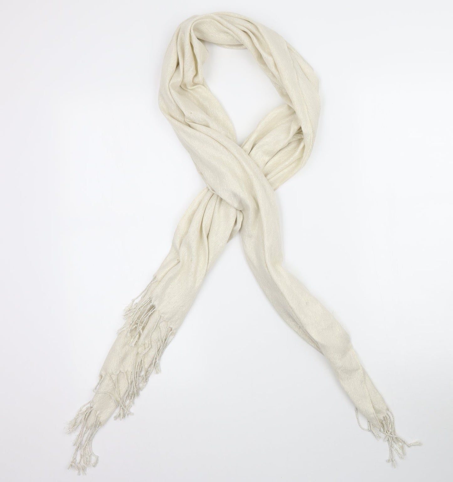 Preworn Womens Ivory Scarf
