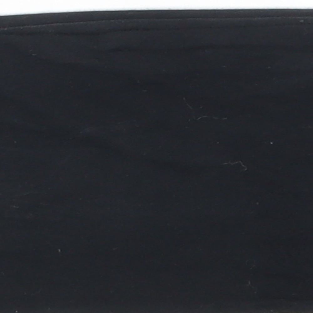 Topshop Womens Black Cropped T-Shirt Size 4