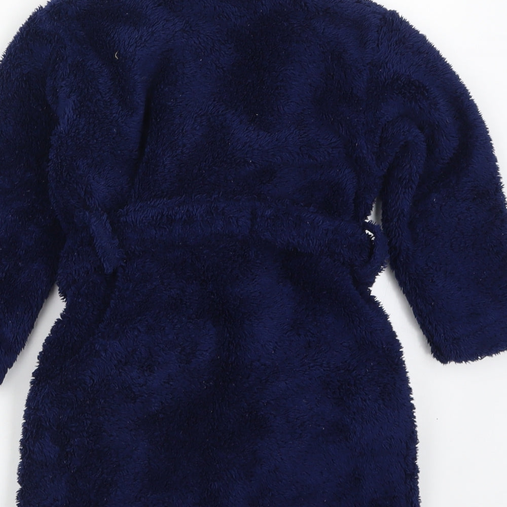 John Lewis Boys Blue Solid Robe Size 3 Years