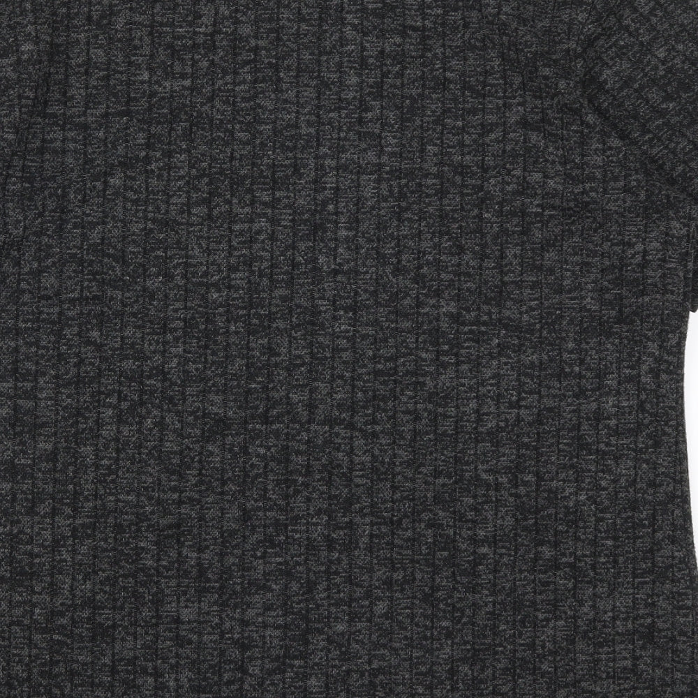 Stylewise Womens Grey Basic T-Shirt Size S