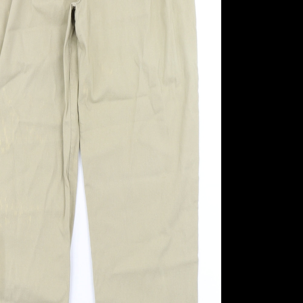 Preworn Womens Brown Chino Trousers Size L L26 in