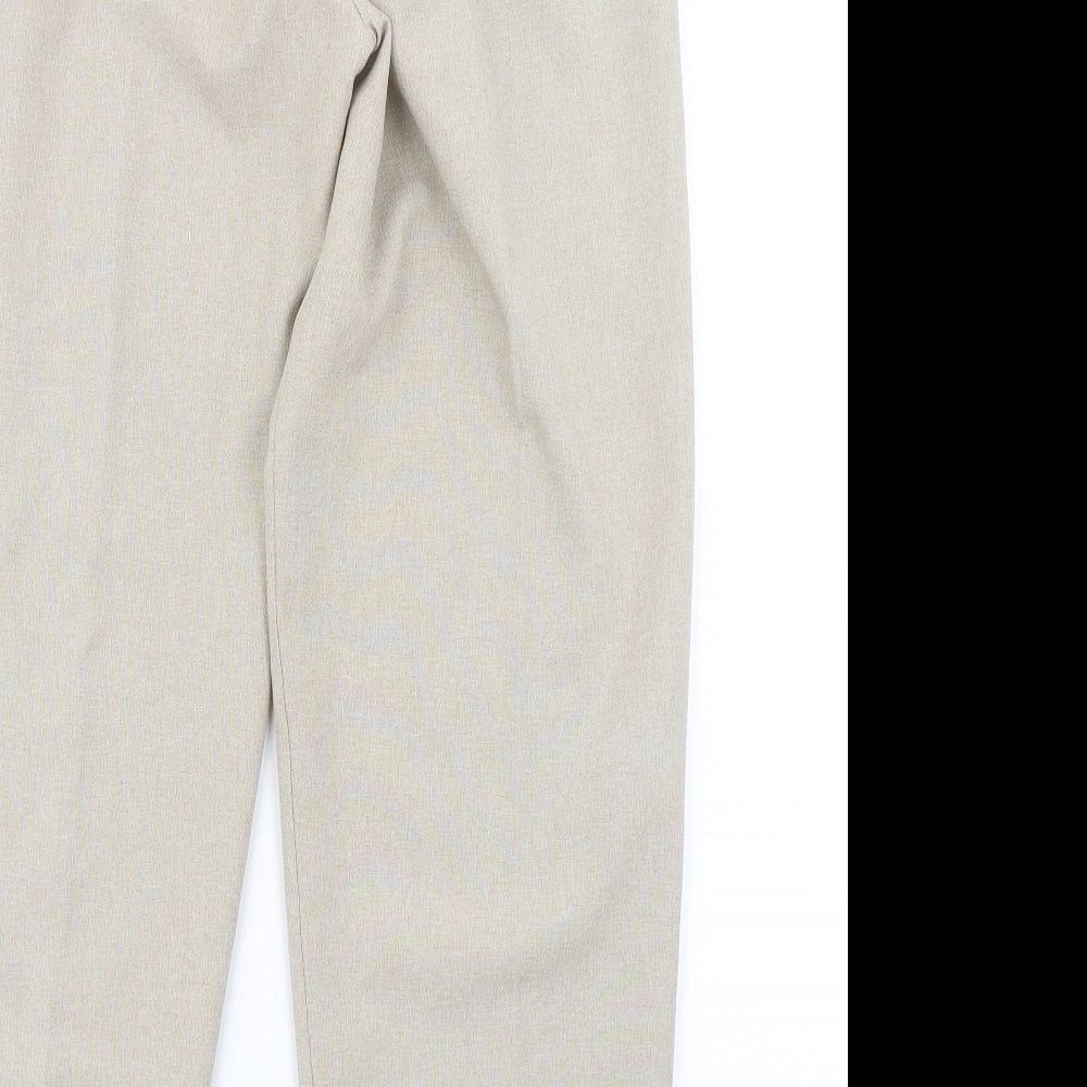 Charade Womens Brown Dress Pants Trousers Size 16 L28 in