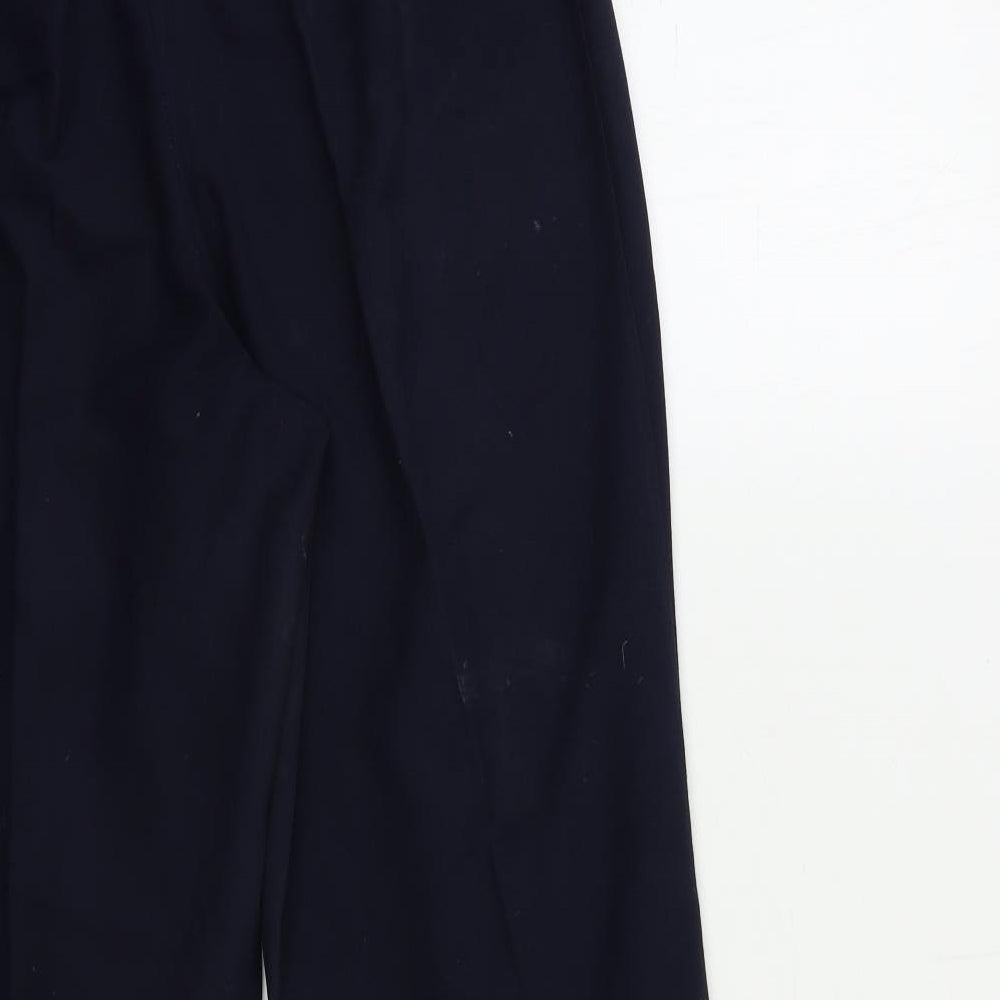 Lycra Womens Blue Trousers Size 16 L30 in
