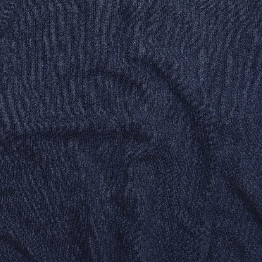 Peter Gribby Mens Blue Knit Pullover Jumper Size L