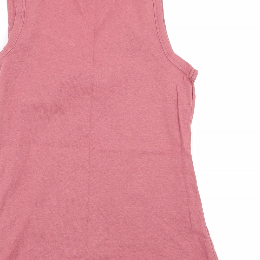 New Look Womens Pink Basic Tank Size 12