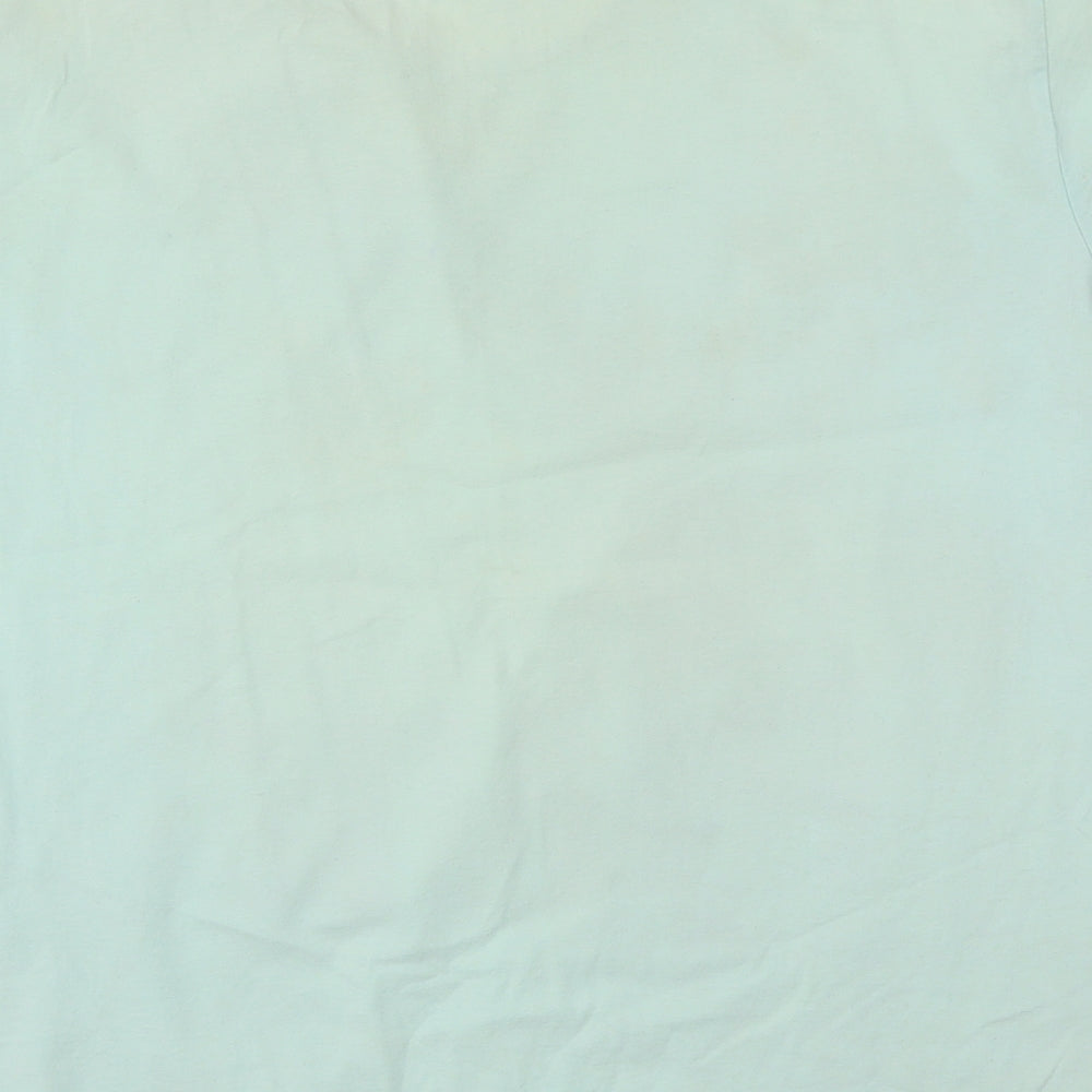 Preworn Womens Green Basic T-Shirt Size 10