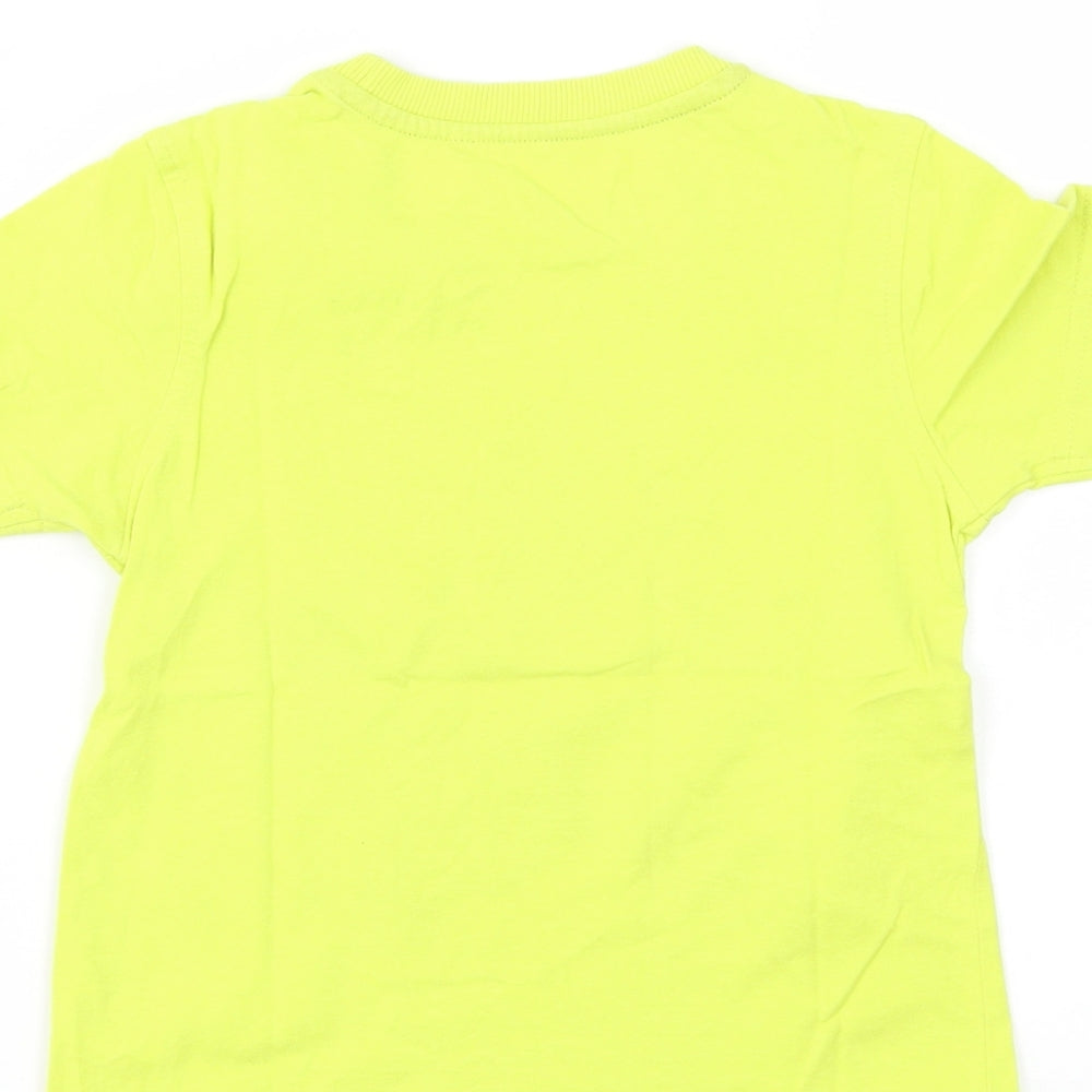 George Boys Yellow Basic T-Shirt Size 3-4 Years