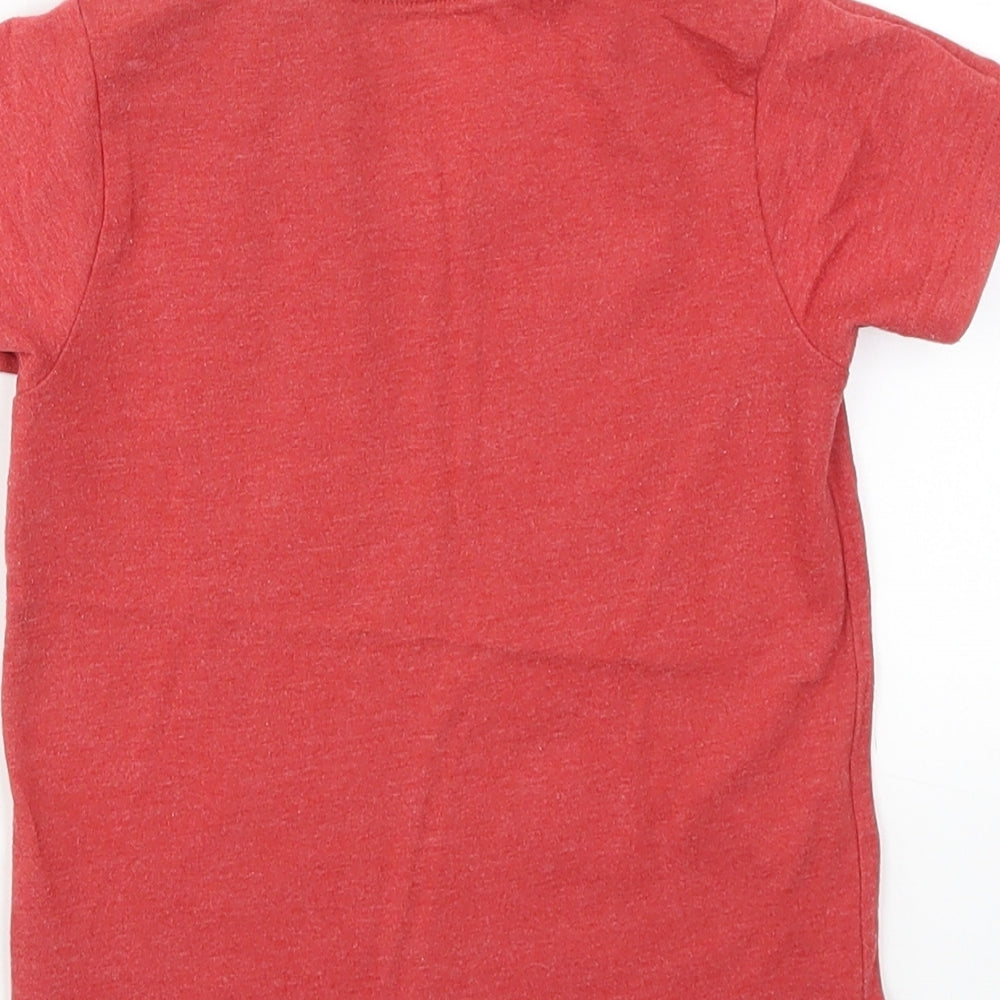 Nutmeg Boys Red Basic T-Shirt Size 2-3 Years