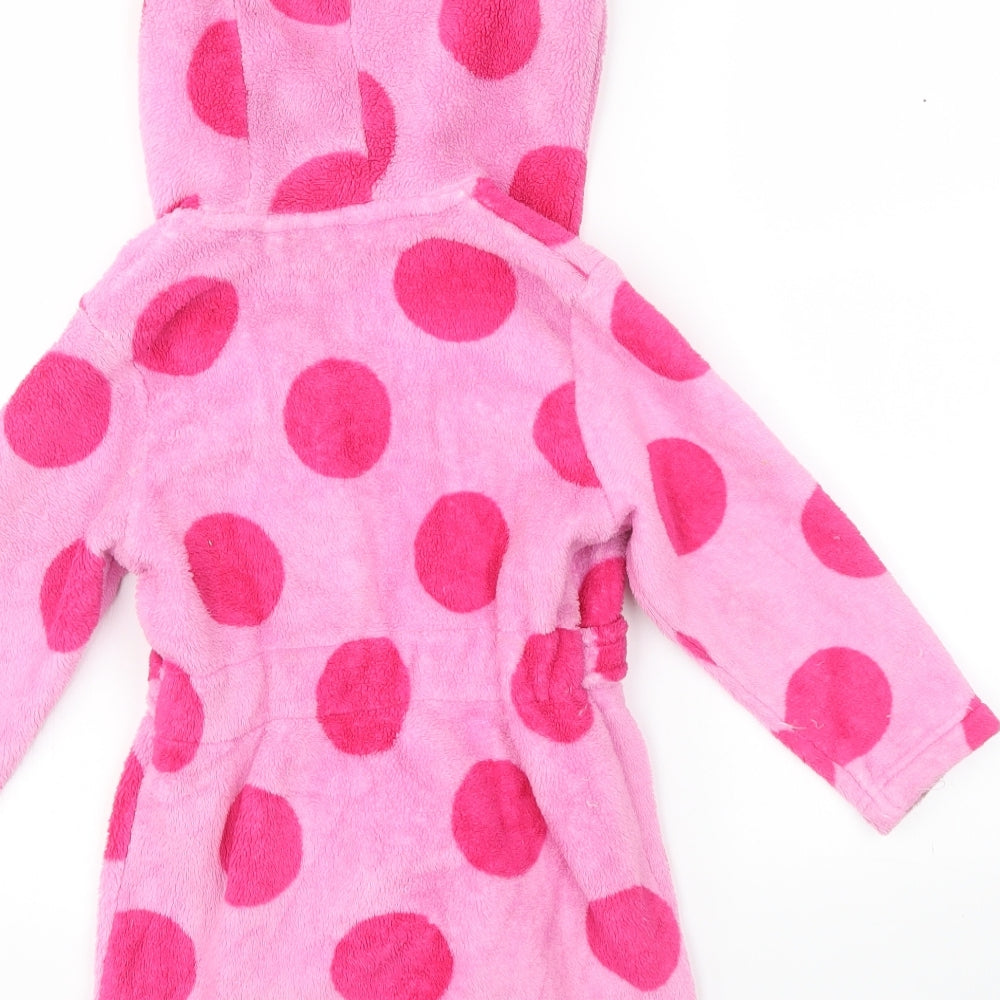 MINI MOUSE Girls Pink Animal Print Cami Gown Size 18-24 Months