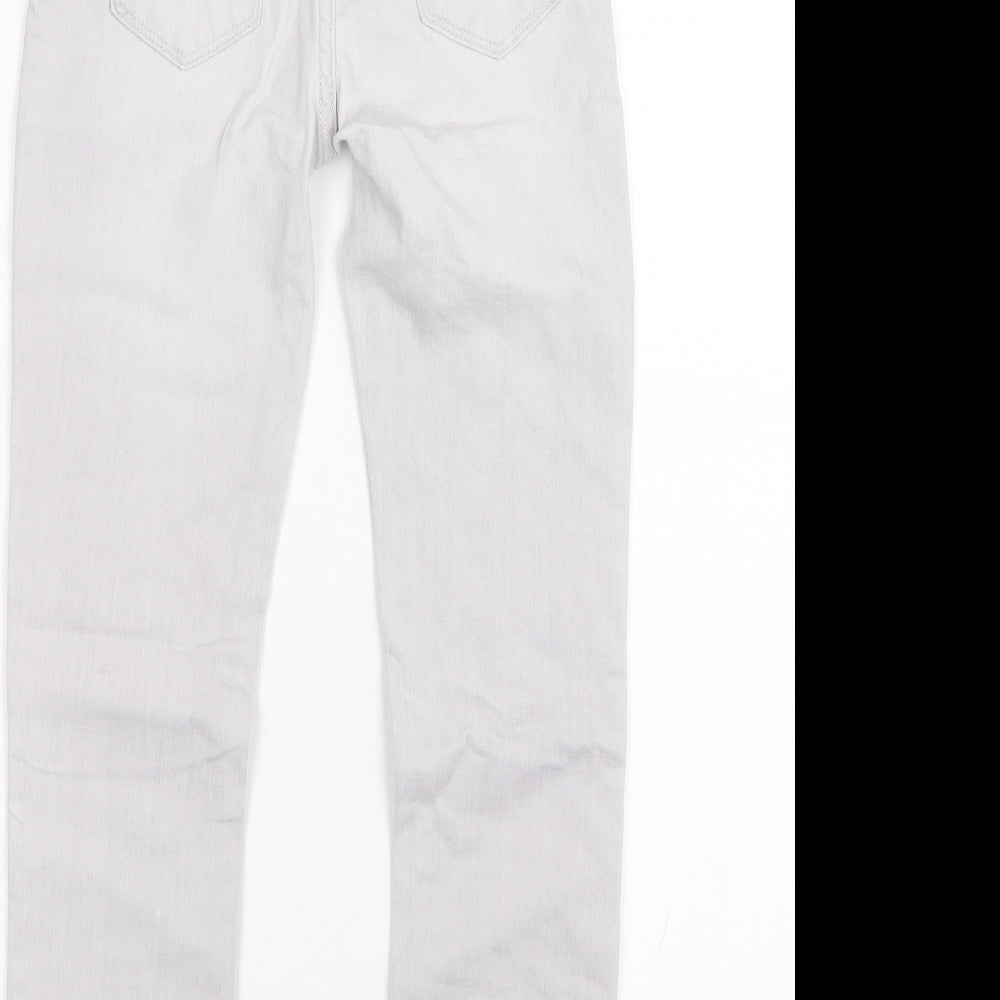 H&M Girls Grey Denim Jegging Jeans Size 9-10 Years