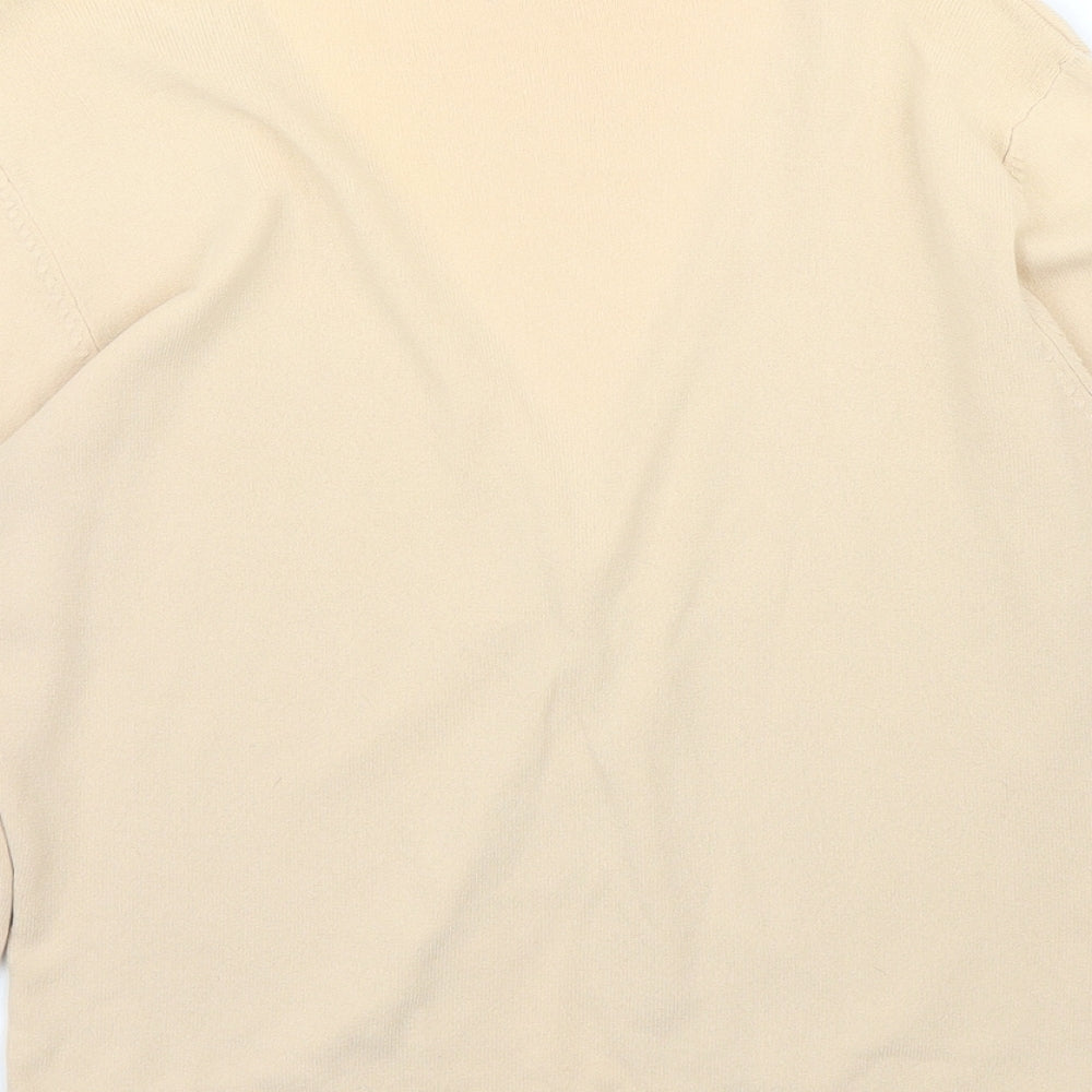Preworn Womens Beige Cardigan Jumper Size M