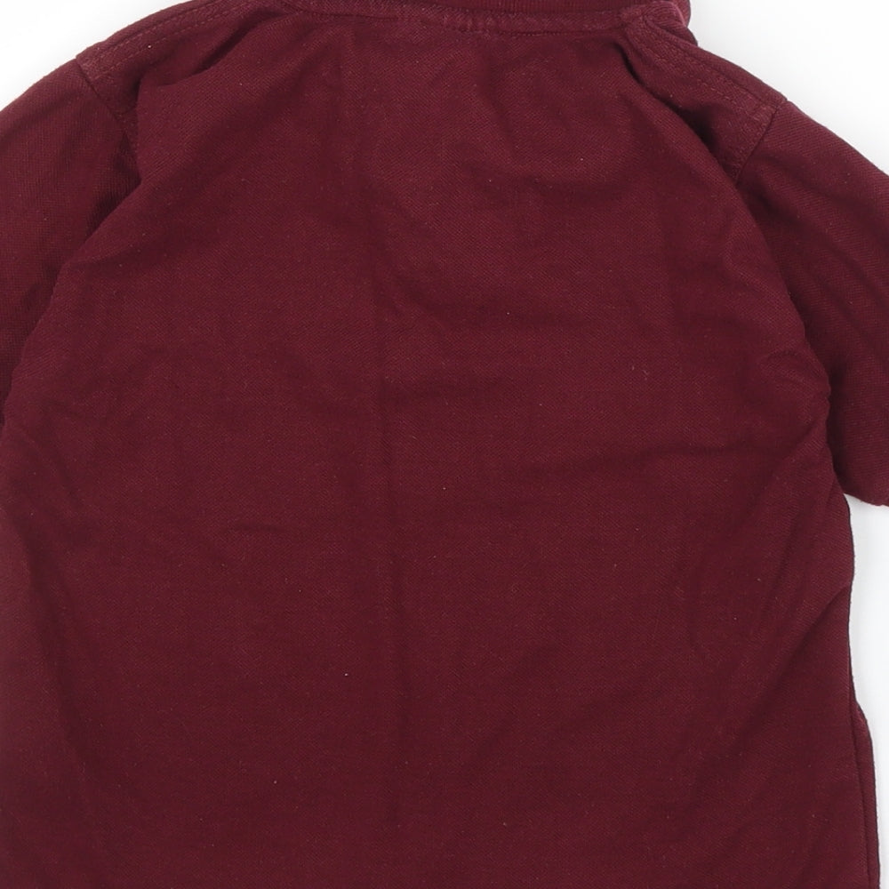 Cotton Ridge Boys Purple Basic Polo Size 3 Years