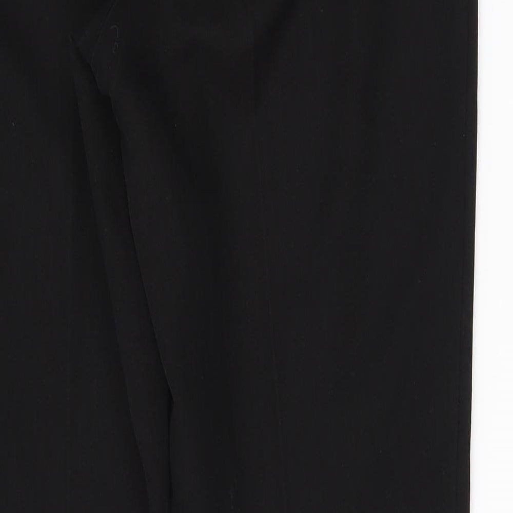 Matalan Womens Black Trousers Size 8 L29 in