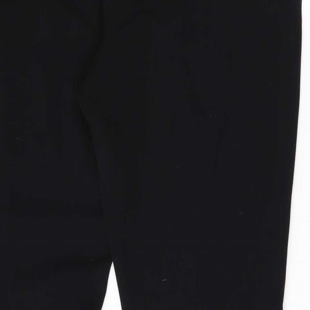 Marks and Spencer Womens Black Sweatpants Trousers Size 12 L29 in