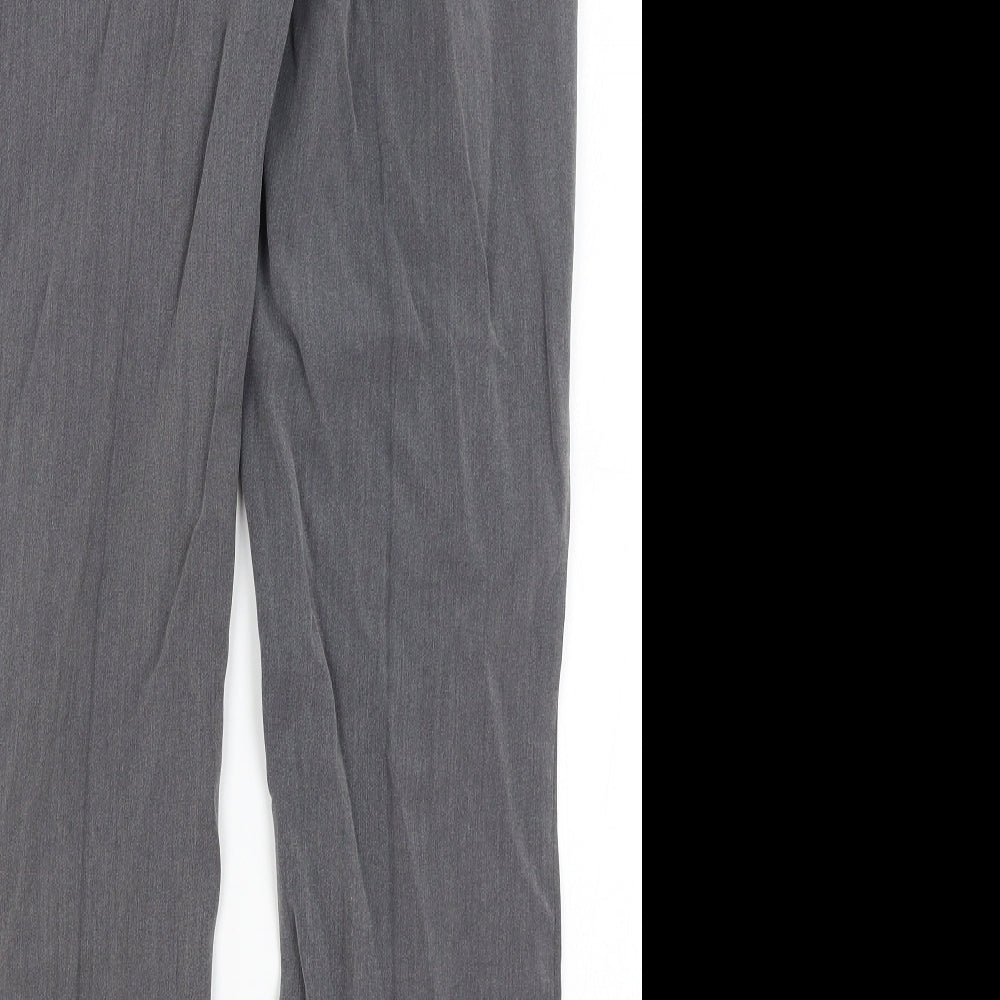 Vida Vi Womens Grey Trousers Size 12 L27 in