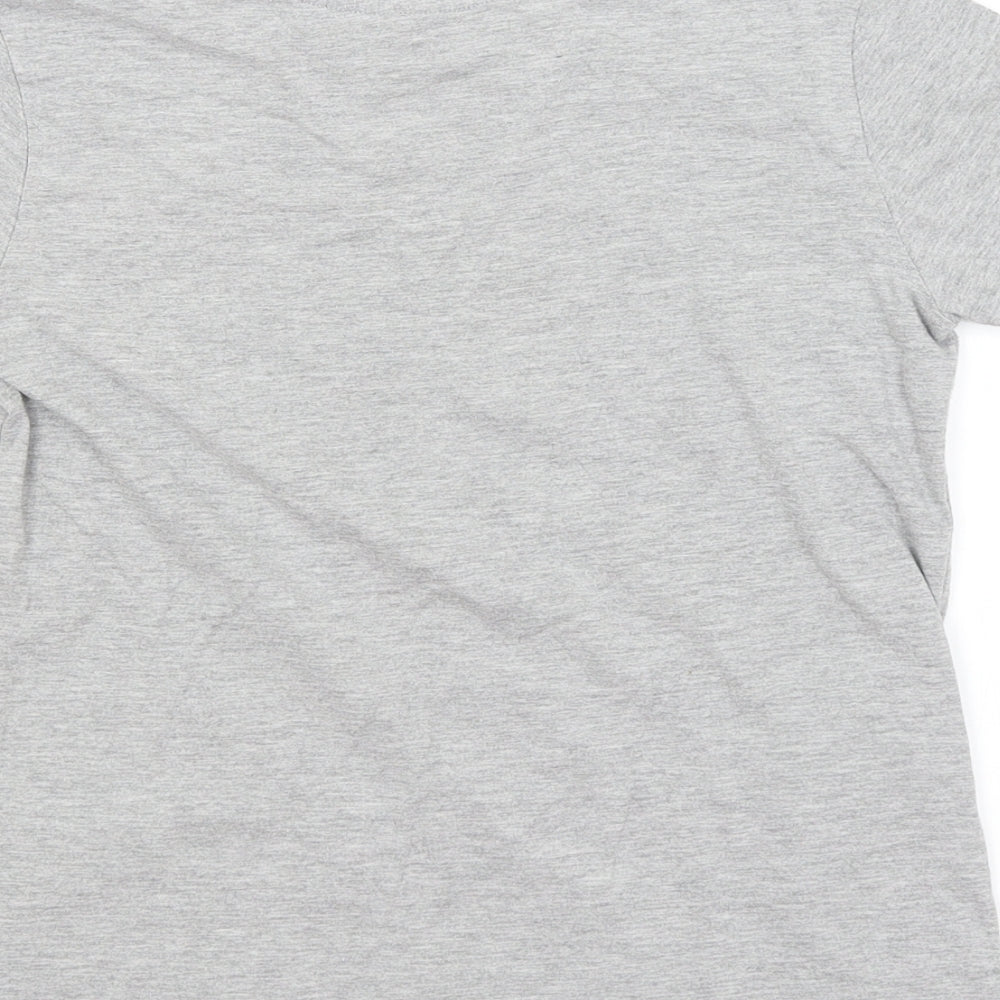 River Island Girls Grey Basic T-Shirt Size 9-10 Years